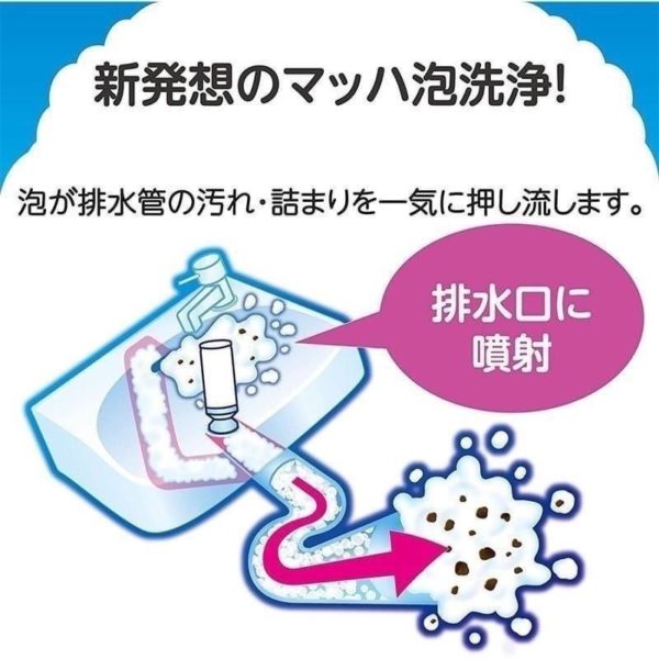 日本 馬桶/水管泡沫清潔：圖片 7