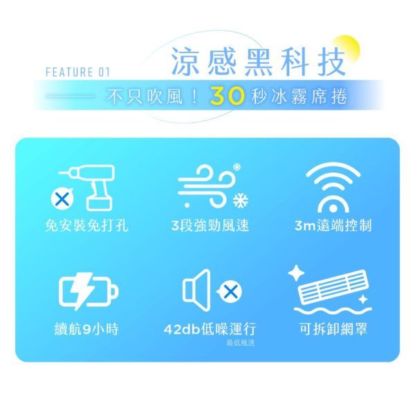 KINYO隨身冰風機：圖片 2